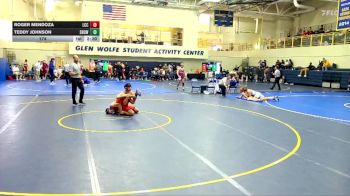 174 lbs Round 3 (6 Team) - Roger Mendoza, Labette Community College vs Teddy Johnson, Snow