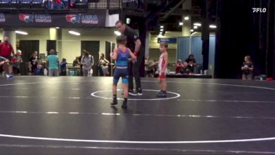 49 lbs 7th Place Match - William Stott, Backyard Bullies Wrestling Club vs Leland Reeves, Steel Valley Renegades