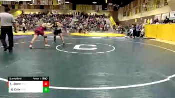 220 lbs Quarterfinal - David Calix, Costa Mesa vs Fernando Llanos, San Clemente