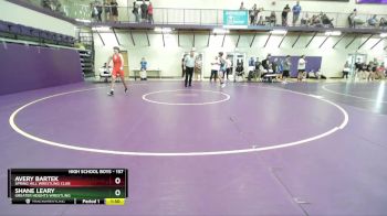 157 lbs Cons. Semi - Shane Leary, Greater Heights Wrestling vs Avery Bartek, Spring Hill Wrestling Club