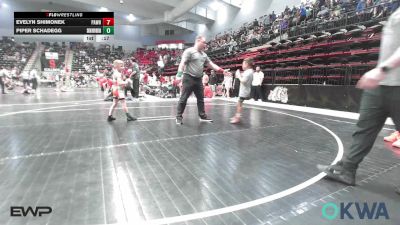 60 lbs 3rd Place - Nvkose Harjo, Catoosa Youth Wrestling vs Layne Lawson, Coweta Tiger Wrestling