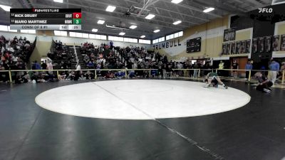 190 lbs Consi Of 8 #1 - Nick Drury, Southington vs Mario Martinez, Norwalk