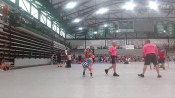 61-67 lbs Round 5 - Ava Voyles, Bulls Wrestling Club vs Grace Sinks, TJ Trained Wrestling