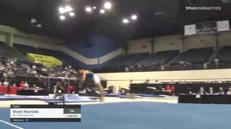 Wyatt Reynolds - Floor, Gym Olympica CA - 2021 USA Gymnastics Development Program National Championships