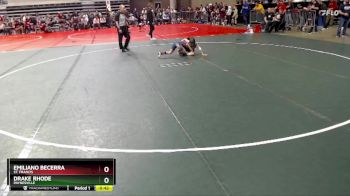 75 lbs Cons. Round 1 - Drake Rhode, Paynesville vs Emiliano Becerra, St. Francis
