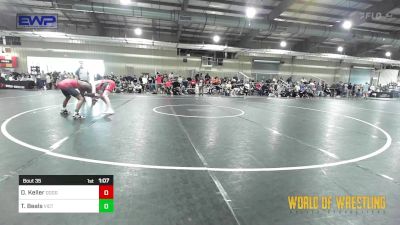 115 lbs Round Of 32 - Declan Keller, Dodge City Wrestling Academy vs Te`Jon Beals, Victory Elite