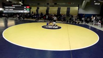 125 lbs 3rd Place Match - Tony Urso, Washington & Lee vs Isaic Paulino, Roanoke College