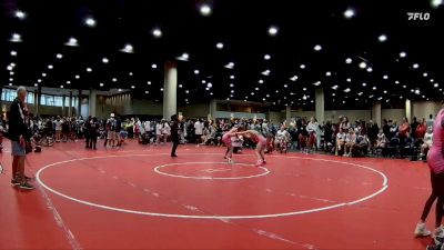 110 lbs 2nd Wrestleback (8 Team) - Keelie Brandt, Mat Clash Beastin` vs Randi Claire Melerine, BRAWL Pink