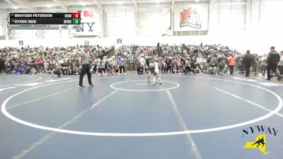 65 lbs Champ. Round 2 - Brayden Peterson, Long Beach Gladiators Wrestling vs Ryker Reid, Malone Youth Wrestling Club