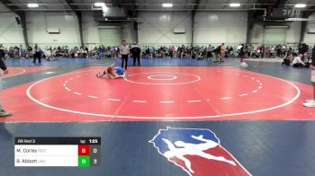 85 lbs Rr Rnd 3 - Max Corley, Social Circle MS vs Beau Abbott, Jefferson Wrestling Club