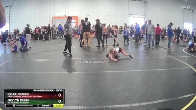 50/55 Round 3 - Neylyn Dunn, No Worries Academy vs RyLee France, Spartanburg Wrestling Academy