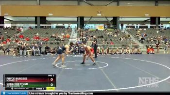 190 lbs Quarterfinals (8 Team) - Greg Roettger, Edmond North vs Pryce Burgess, Mustang