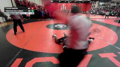 285 lbs Cons. Round 7 - Braylon Hill-Lomax, EDWARDVILLE (HS) vs Alijah Martin, MOLINE