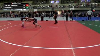 100 lbs Quarterfinal - Cayden Podeweltz, Wrestling Factory vs Lewis Ryals, Team Nazar