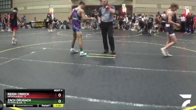 117 lbs Quarterfinals (8 Team) - Reign Creech, Untouchables vs Zach Drugach, Mi Mafia Black