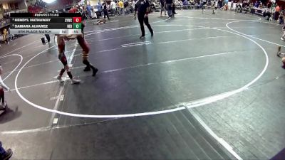 52-53 lbs 5th Place Match - Samara Alvarez, Nebraska vs Kendyl Hathaway, Sutherland Youth Wrestling Club