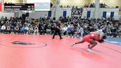 145 lbs Semifinal - Farrah Henderson, Milton vs Gabriella Ramos, Agawam