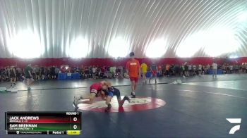 113 lbs Round 1 (4 Team) - Jack Andrews, Roncalli 2 vs Sam Brennan, CR Washington