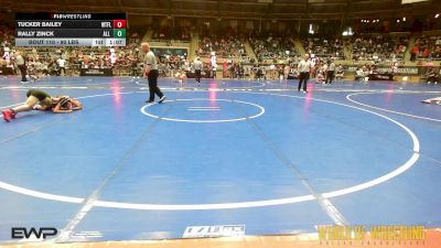 90 lbs Quarterfinal - Tucker Bailey, Well Trained vs Rally Zinck, All I See Is Gold Academy