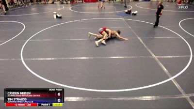 130 lbs Round 1 - Cayden Neisen, Scoring Edge Wrestling Center vs Tim Strauss, Goodhue Wrestling Club