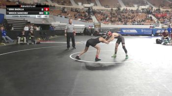 108-D1 Cons. Round 2 - Brock Sanchez, Red Mountain High School vs Erik Badilla, Desert View High School