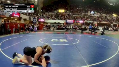 G - 145 lbs Cons. Round 2 - Bailey Blake, Beaverhead Co. (Dillon) / Twin Bridges / Sheridan Girls vs Jolisa Ortega, Big Sandy Girls