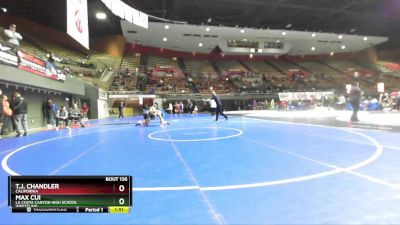 165 lbs Champ. Round 2 - Max Cui, La Costa Canyon High School Wrestling vs T.j. Chandler, California