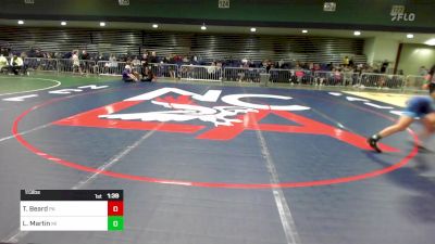 113 lbs Round Of 64 - Thunder Beard, PA vs Layne Martin, MI