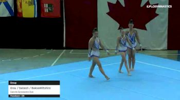 Gray / Sabeeh / BaksaWiltshire - Group, Oakville Gymnastics Club - 2019 Canadian Gymnastics Championships - Acro