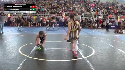 100 lbs Cons. Round 2 - Kylee Arnold, Warner Elite Wrestling Club vs Joslyn Browning, West Jefferson