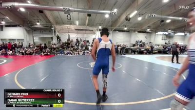 165 lbs Champ. Round 1 - Isaiah Gutierrez, Alameda International vs Genaro Pino, Pueblo Central