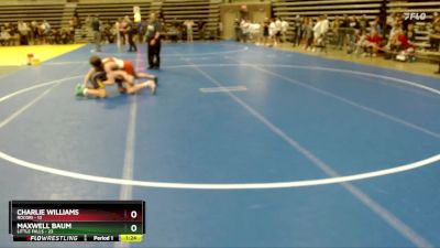 160 lbs Finals (8 Team) - Maxwell Baum, Little Falls vs Charlie Williams, Rocori