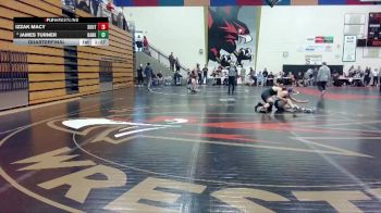 157 lbs Quarterfinal - Izzak Macy, Southridge vs James Turner, Banks