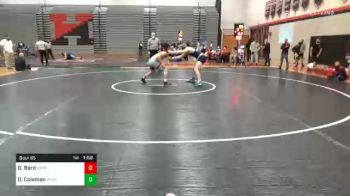 160 lbs Semifinal - Dylan Bard, Hempfield vs Dylan Coleman, Penn Manor