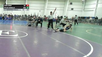 100 lbs Quarterfinal - Luke Crist, Top Flight Wr Ac vs Dylan Annello, Doughboys WC