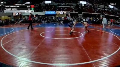 98 lbs Cons. Round 5 - Austin Mueller, Dean Morgan vs Kaleb Marsh, Livingston Wrestling Club