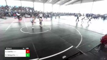 72 lbs Rr Rnd 2 - Xavier Castillo, NM Bad Boyz vs Devin Delegarito, Stout Wr Ac