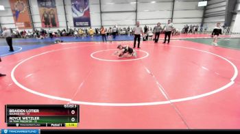 92 lbs Rd# 9- 2:15pm Saturday Final Pool - Braiden Lotier, Nauman Red vs Royce Wetzler, VA Team Predator