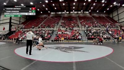 157 lbs Quarterfinal - Gabe Johnson, Central Oklahoma vs Hunter Dietrich, Newman