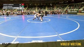 160 lbs Semifinal - Shipley Simmons, Shelton Wrestling Academy vs Jayden Denson, Siouxland Wrestling Academy