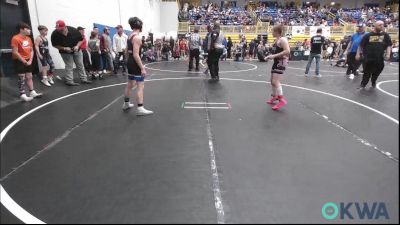 100 lbs Quarterfinal - Gavin Woodworth, Tuttle Wrestling vs Cooper Johnson, Raw Wrestling Club