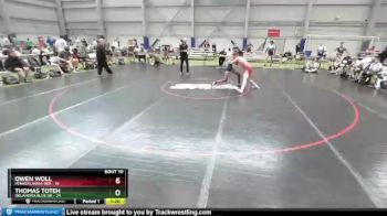 138 lbs Round 3 (8 Team) - Owen Woll, Pennsylvania Red vs Thomas Toteh, Oklahoma Blue GR