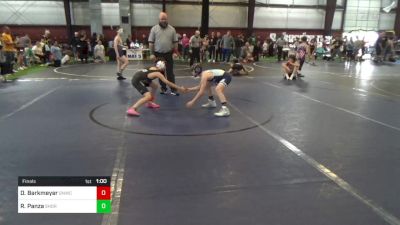 78 lbs Final - Devin Barkmeyer, GNWC vs Ryan Panza, Shore Thing