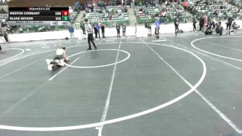 83 lbs Round Of 16 - Weston Cormany, Corning Sharks vs Blake Bevers, Gold Rush Wrestling