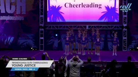 Pennsylvania Elite Cheerleading - Young Justice [2023 L1.1 Youth - PREP - A 3/24/2023] 2023 ACDA Reach the Beach Grand Nationals - DI/DII