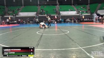 5A 215 lbs Semifinal - Cole Carter, Jasper vs Landon McKendree, Springville