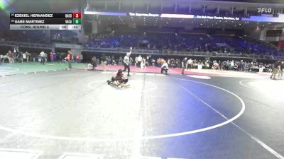 113 lbs Cons. Round 3 - Gabe Martinez, Vacaville vs Ezekiel Hernandez, Oakdale