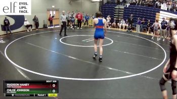 105 lbs. Champ. Round 2 - Chloe Johnson, Hillsboro vs Madison Haney, Troy Buchanan