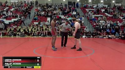 285 lbs Round 1 (16 Team) - Jaidyn Johnson, Sparkman vs Phillip Jackson, Jasper