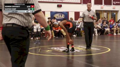 145 lbs Qtr-finals - Jourdin Crockett, Cathedral Preparatory vs Easton Comp, Bishop McDevitt